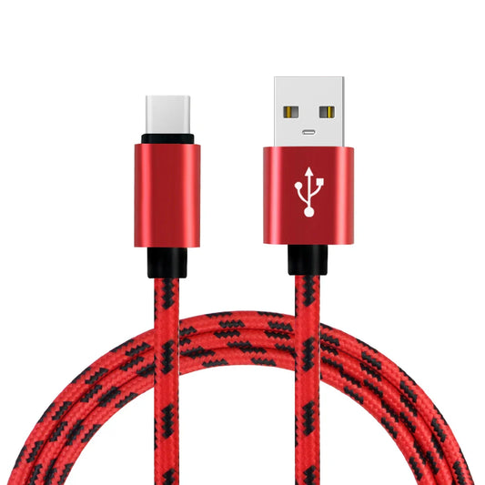 USB-A to USB-C Braided Charging Cable – 2m Premium Reach