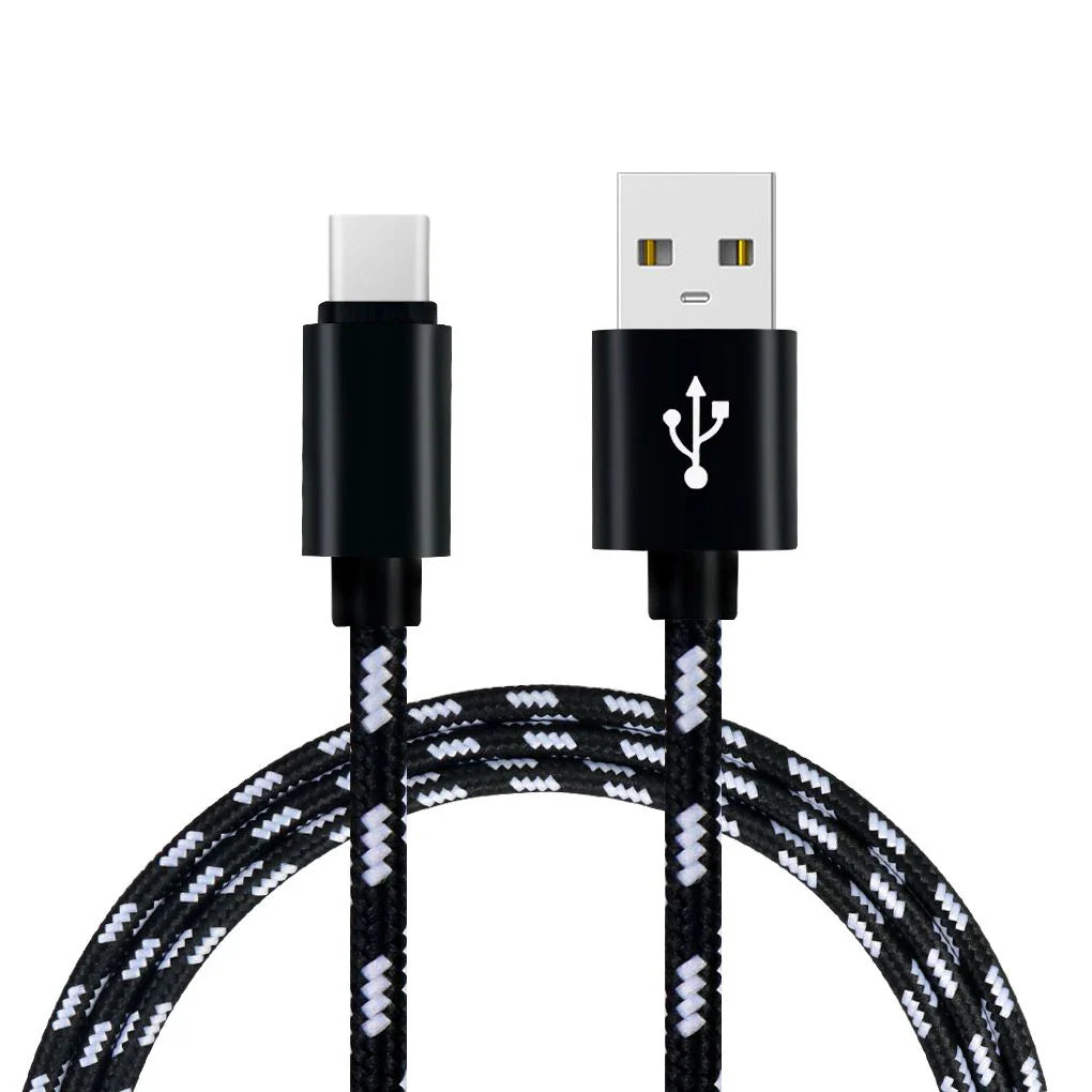USB-A to USB-C Braided Charging Cable – 2m Premium Reach