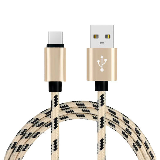 USB-A to USB-C Braided Charging Cable – 2m Premium Reach