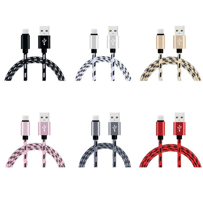 USB-A to USB-C Braided Charging Cable – 2m Premium Reach
