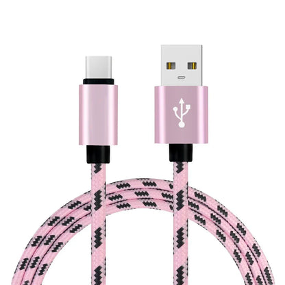 USB-A to USB-C Braided Charging Cable – 2m Premium Reach