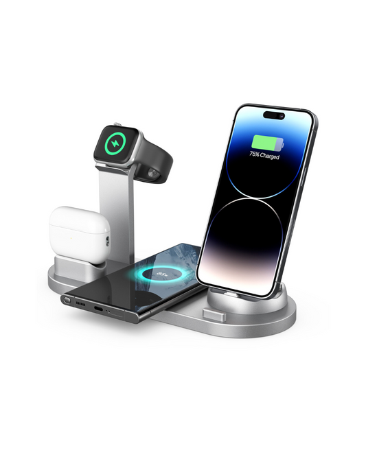 3-in-1 Wireless Charger - Phone/Watch/Earbuds Charging Station
