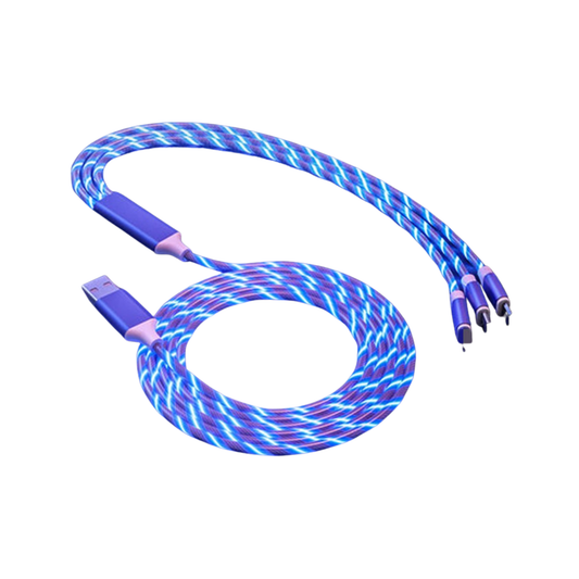 3-in-1 LED Charging Cable – Find-It-Fast Glow