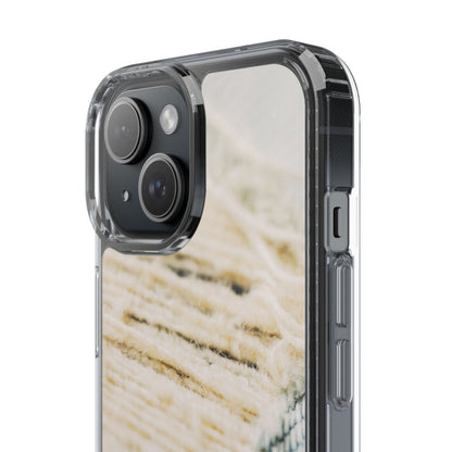 Clear Phone Case – Woven Warmth