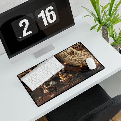 Desk Mat – Clockwork Cottontail