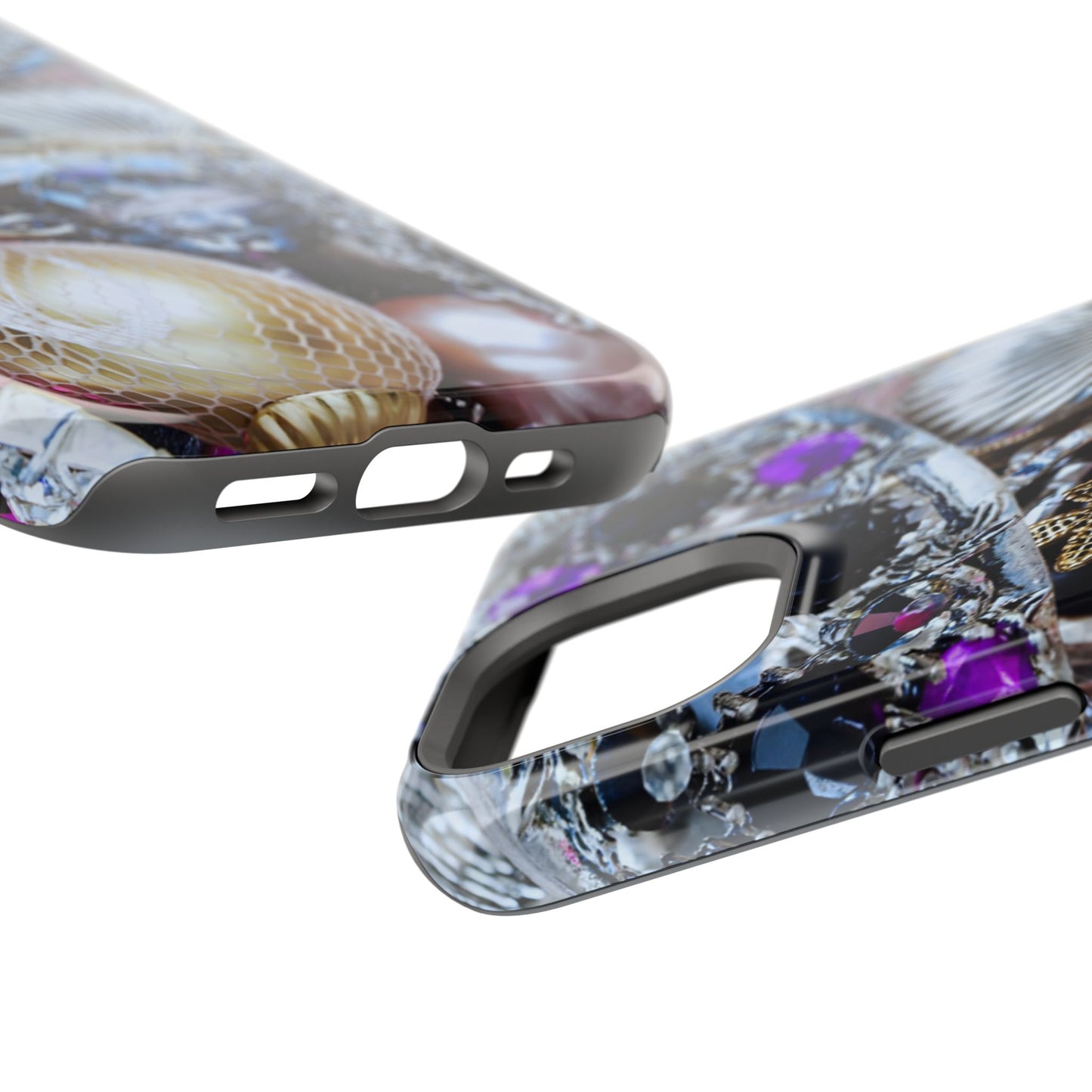 Wireless-Charging Compatible Case – Chrome Jewel