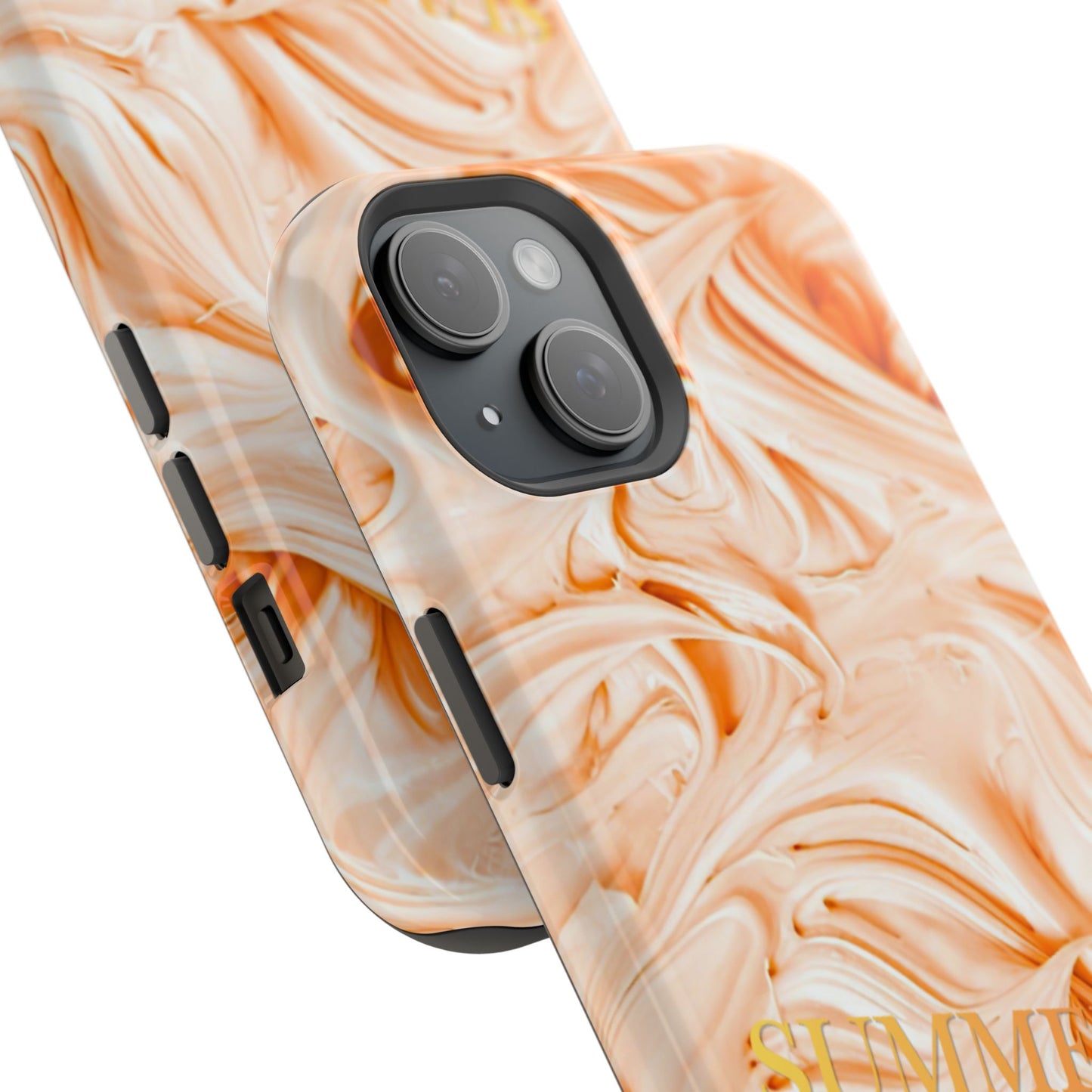 Impact-Resistant Phone Case – Peach Sorbet