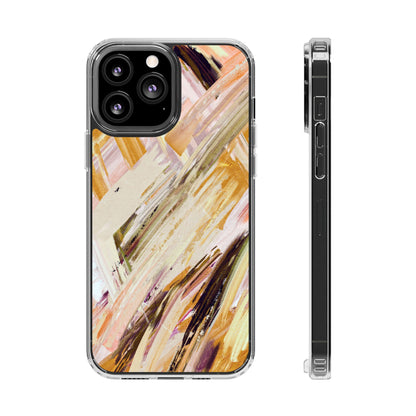 Clear Magnetic Phone Case – Brush & Bronze