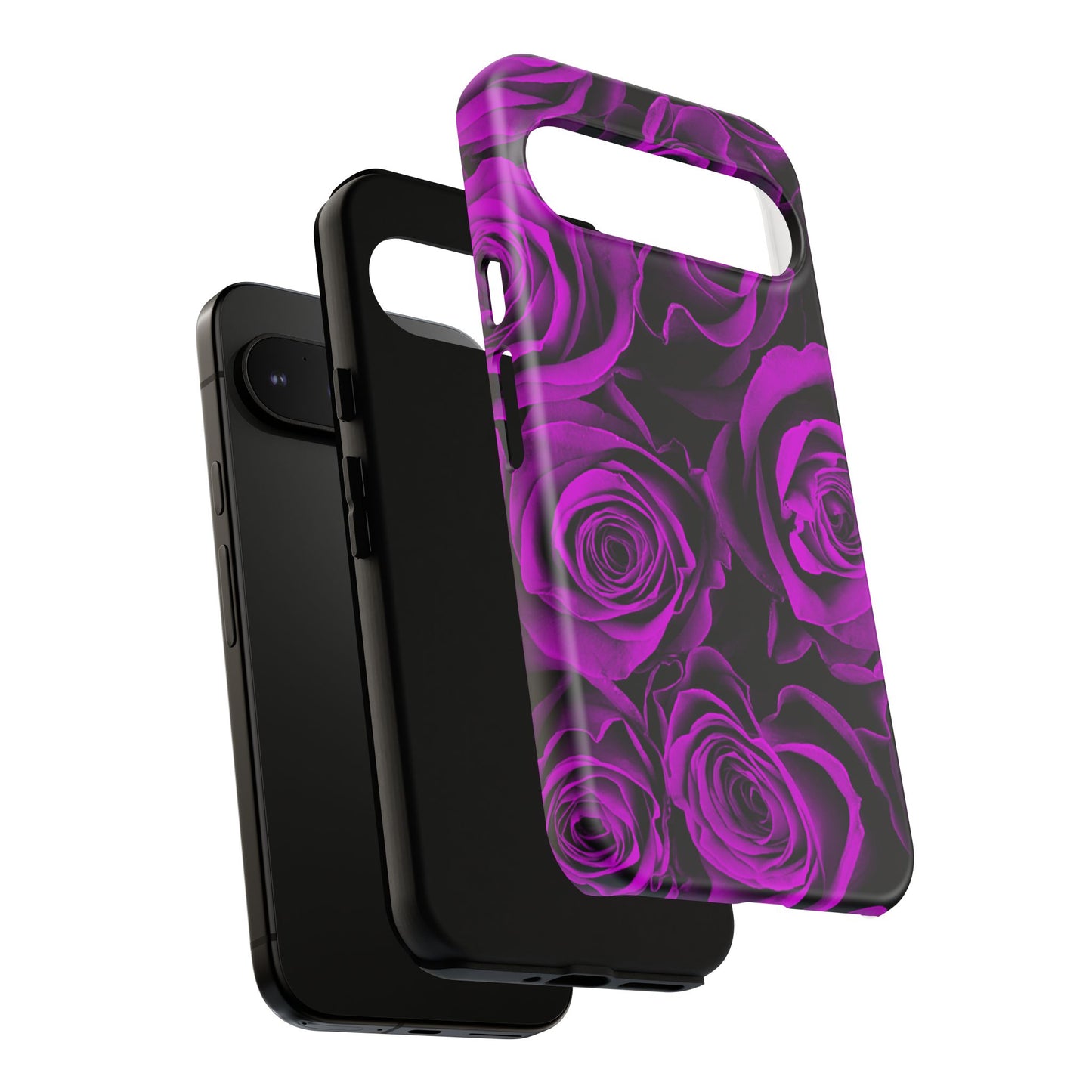 Protective Phone Case – Amethyst Roses