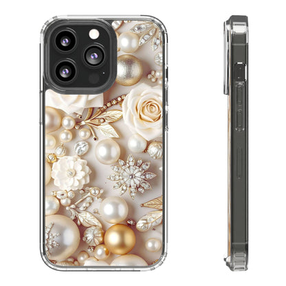 Clear Phone Case – Ivory Opulence