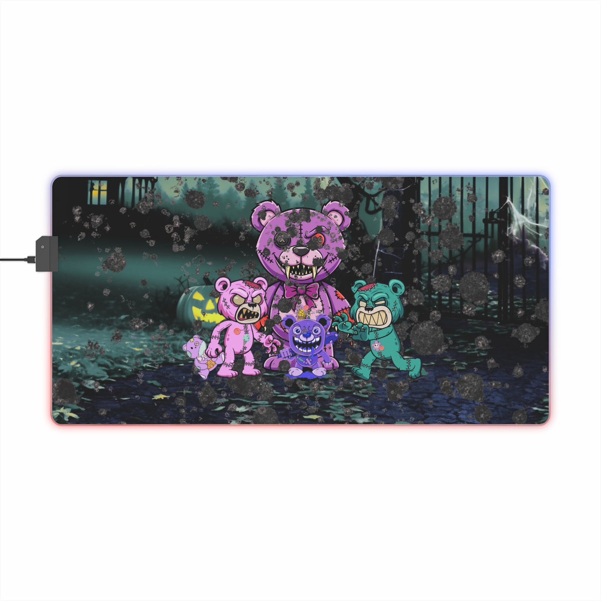 Gaming LED Desk Mat – Scare Bears