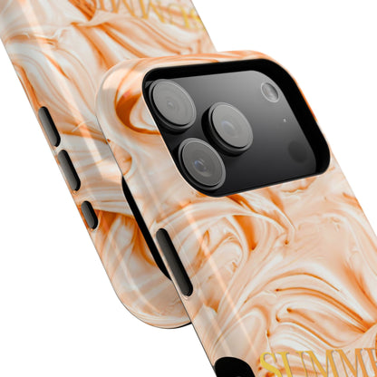 Impact-Resistant Phone Case – Peach Sorbet