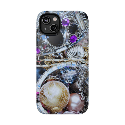 Impact-Resistant Phone Case – Chrome Jewel