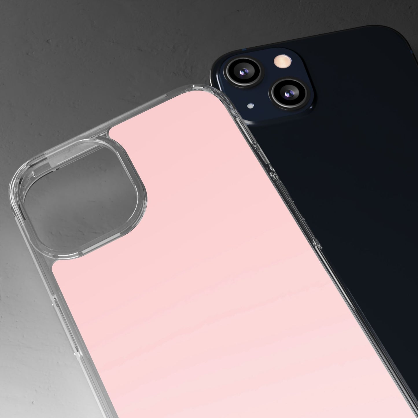 Clear Phone Case – Soft Blush