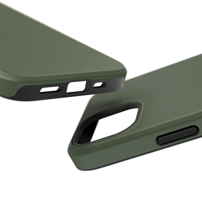 Impact-Resistant Phone Case — Military Green Protective Shockproof Cover