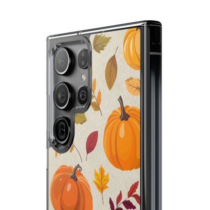 Clear Phone Case – Falling for Pumpkin