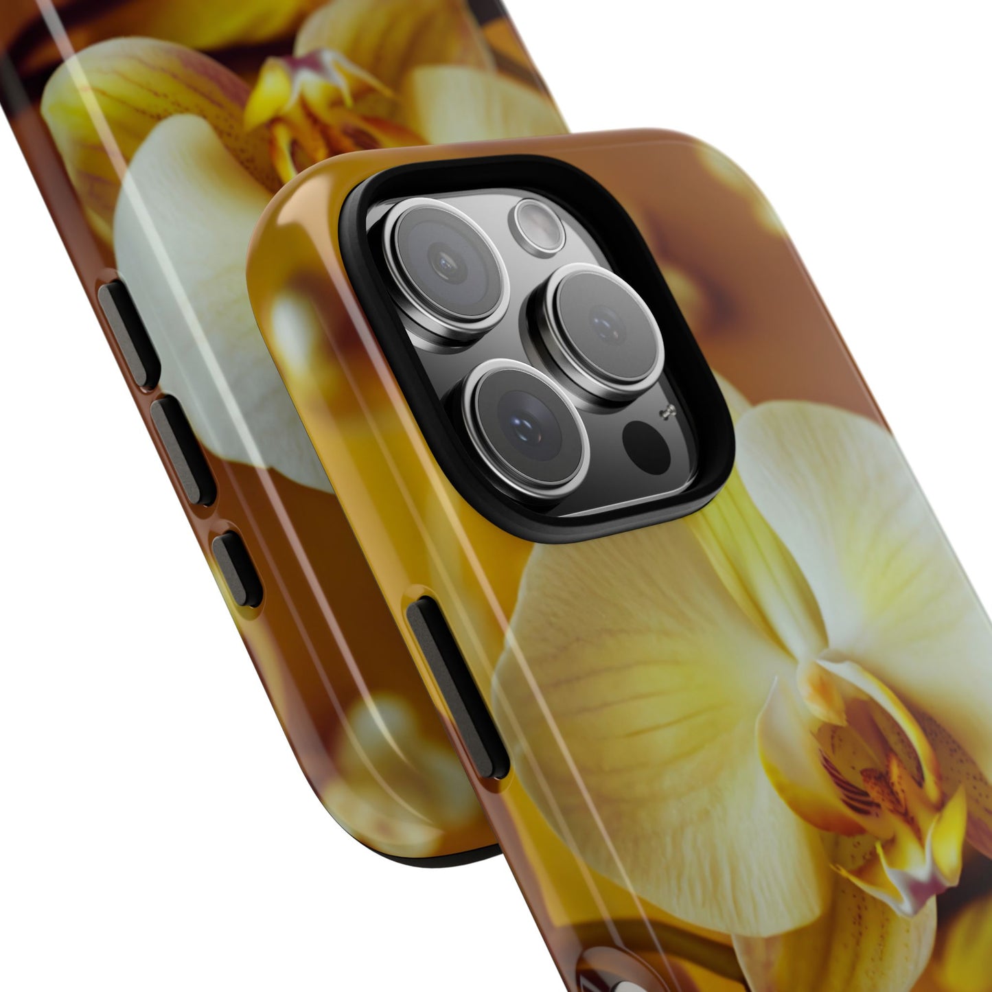 Protective Phone Case – Amber Orchid