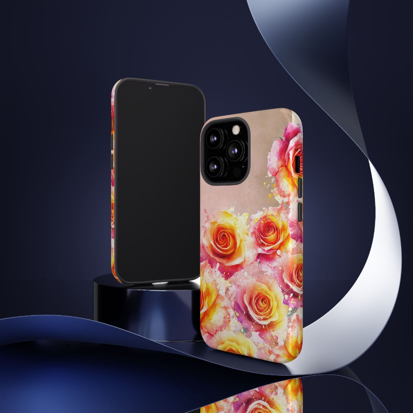 Protective Phone Case – Sunset Roses