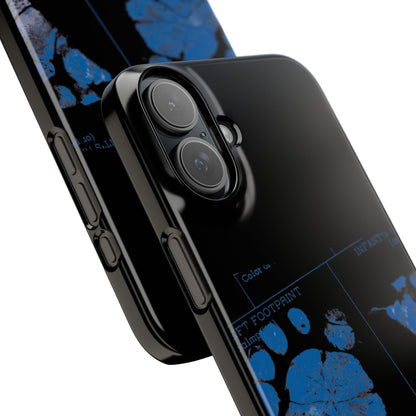 Snap Phone Case – Mom’s Little Blue Footprints