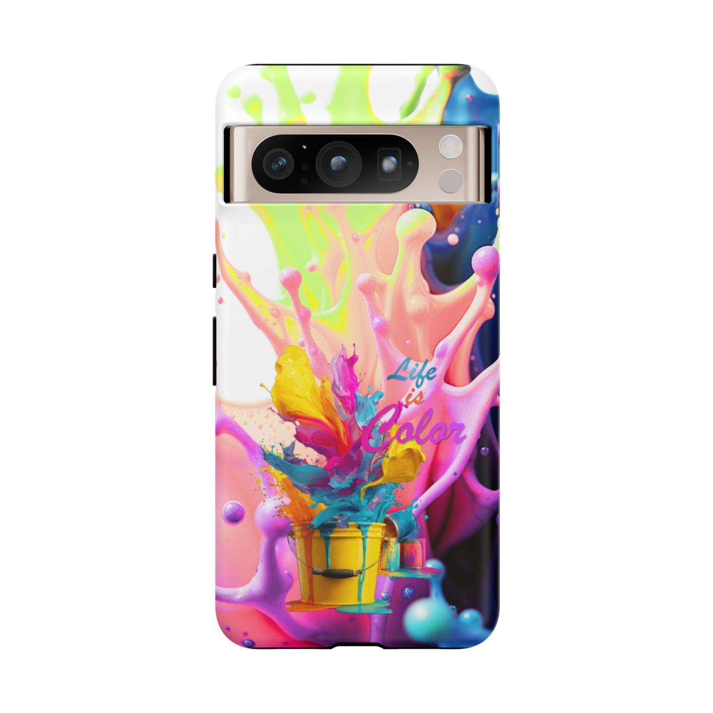 Color Splash Phone Case — “Life in Color” Protective Tough Case