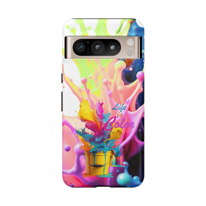 Color Splash Phone Case — “Life in Color” Protective Tough Case
