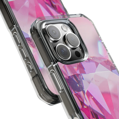 Clear Magnetic Phone Case – Pink Ice