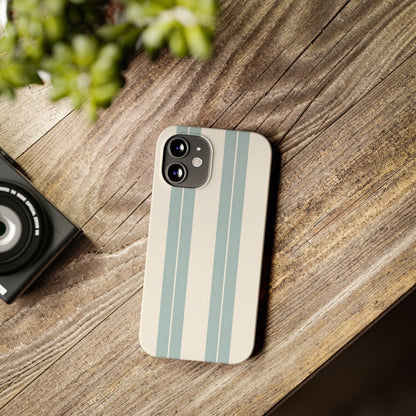 Slim Phone Case – Coastal Stripe