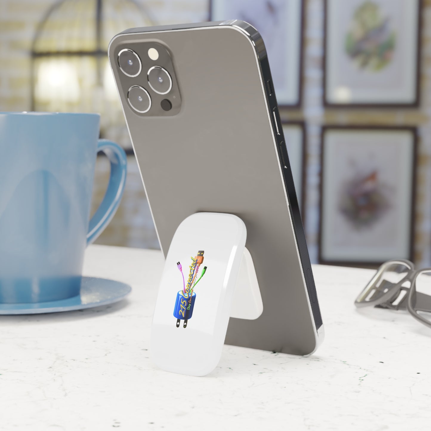 Phone Grip – 215 Connected Official Logo Click-On Holder