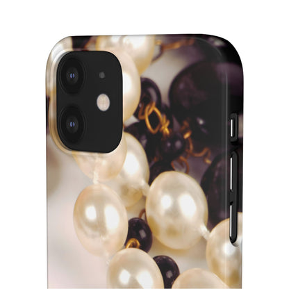 Snap Phone Case – Noir Pearl