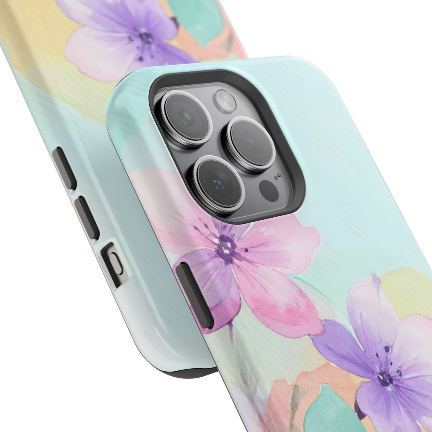 Wireless-Charging Compatible Case – Water Petal