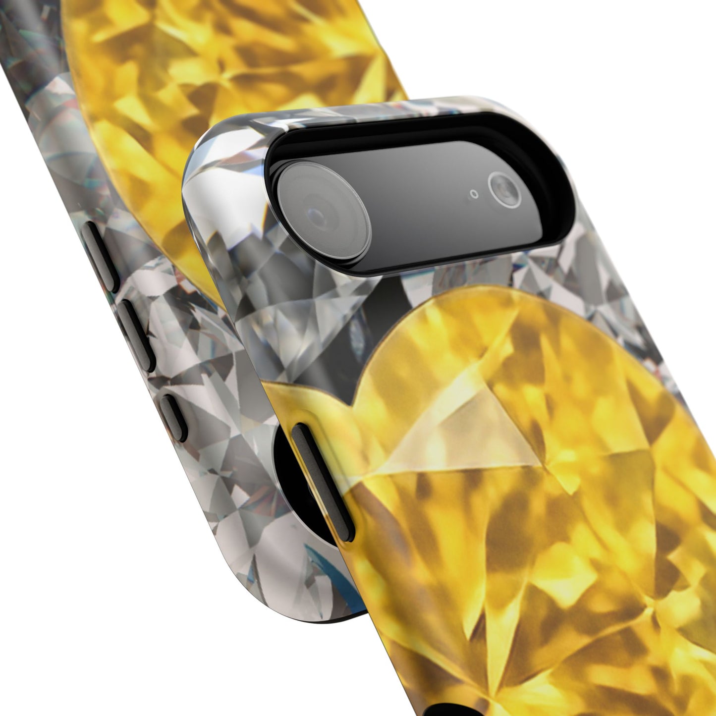 Impact-Resistant Phone Case – Heart of Gold