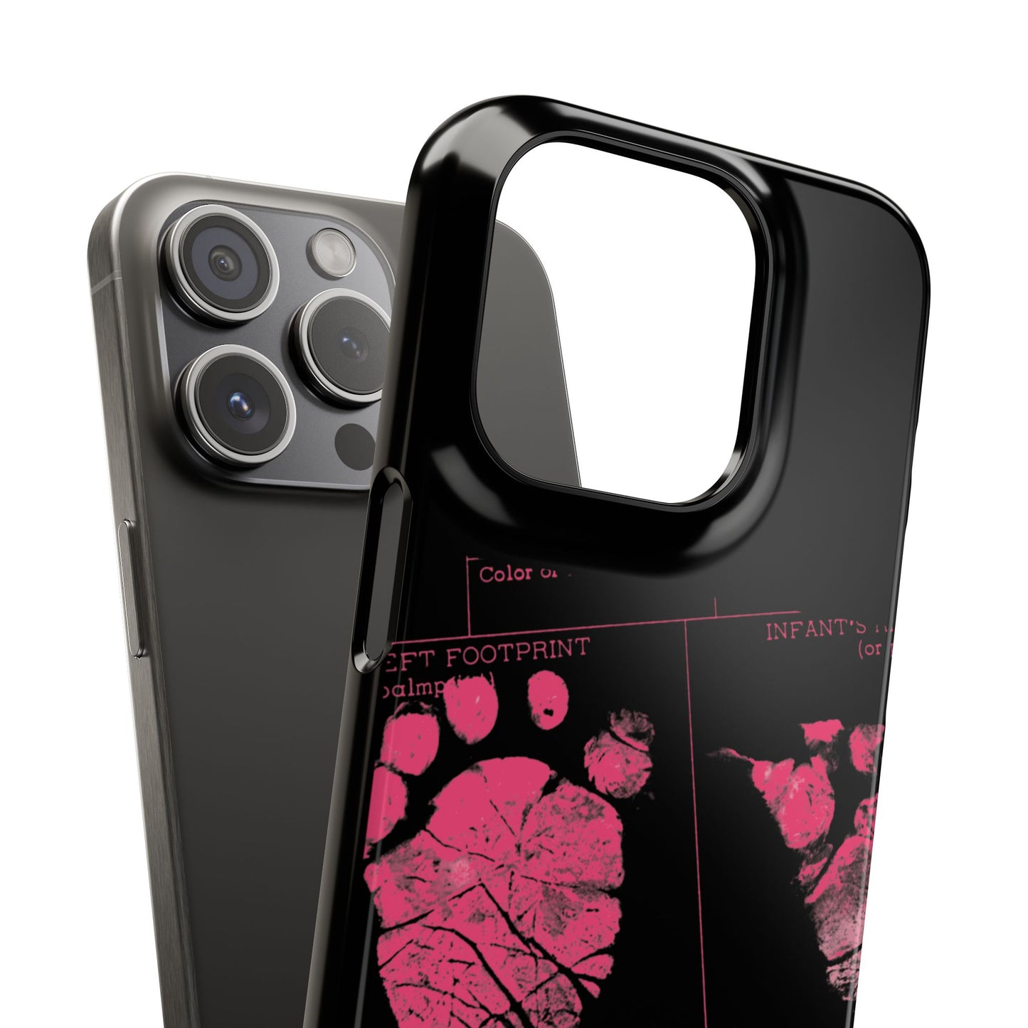 Snap Phone Case – Mom’s Little Pink Footprints