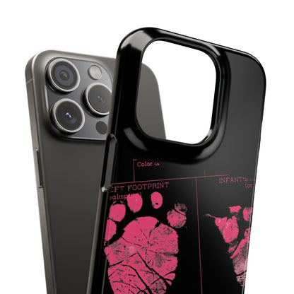 Snap Phone Case – Mom’s Little Pink Footprints