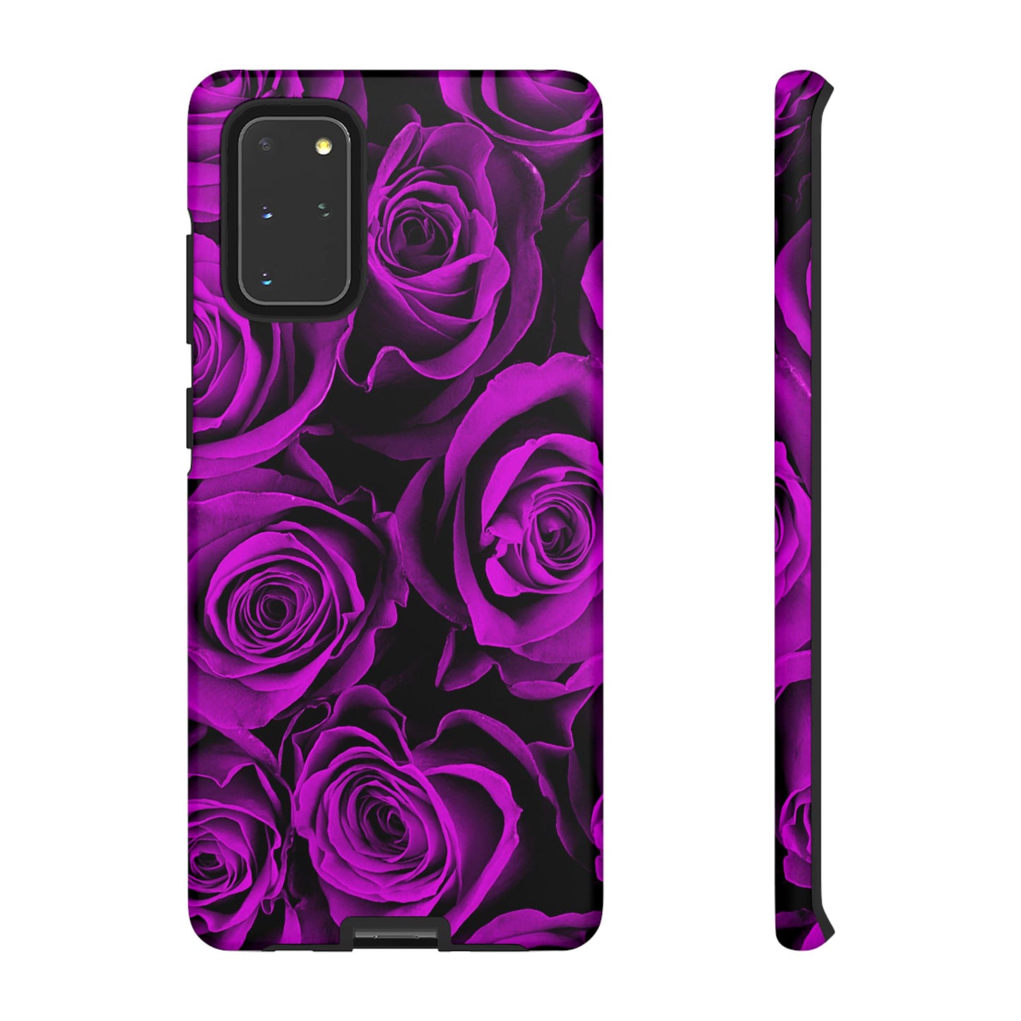 Protective Phone Case – Amethyst Roses