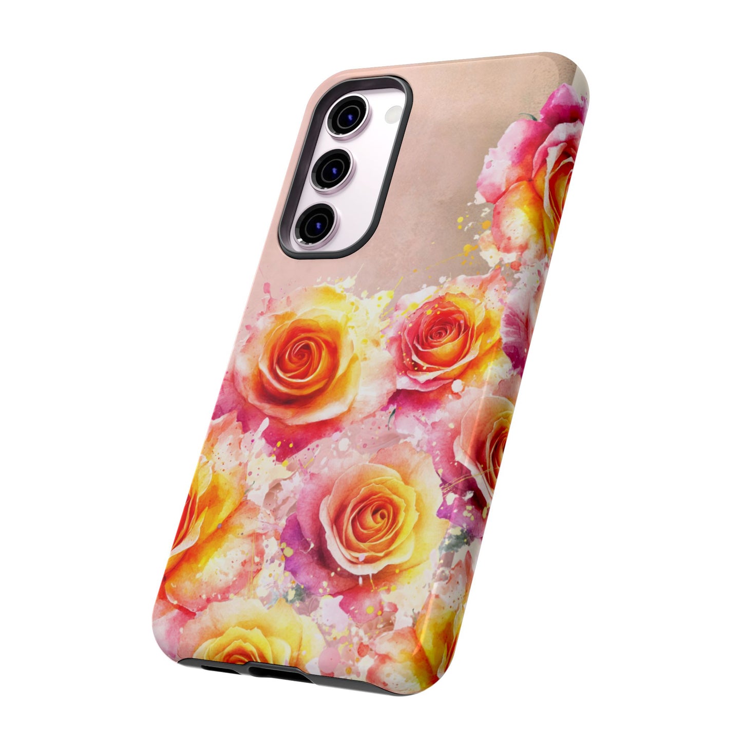 Protective Phone Case – Sunset Roses