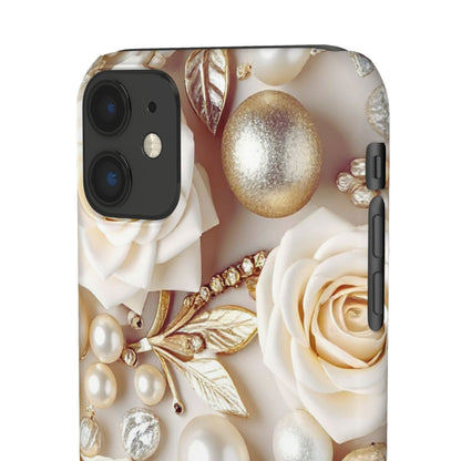 Snap Phone Case – Ivory Opulence