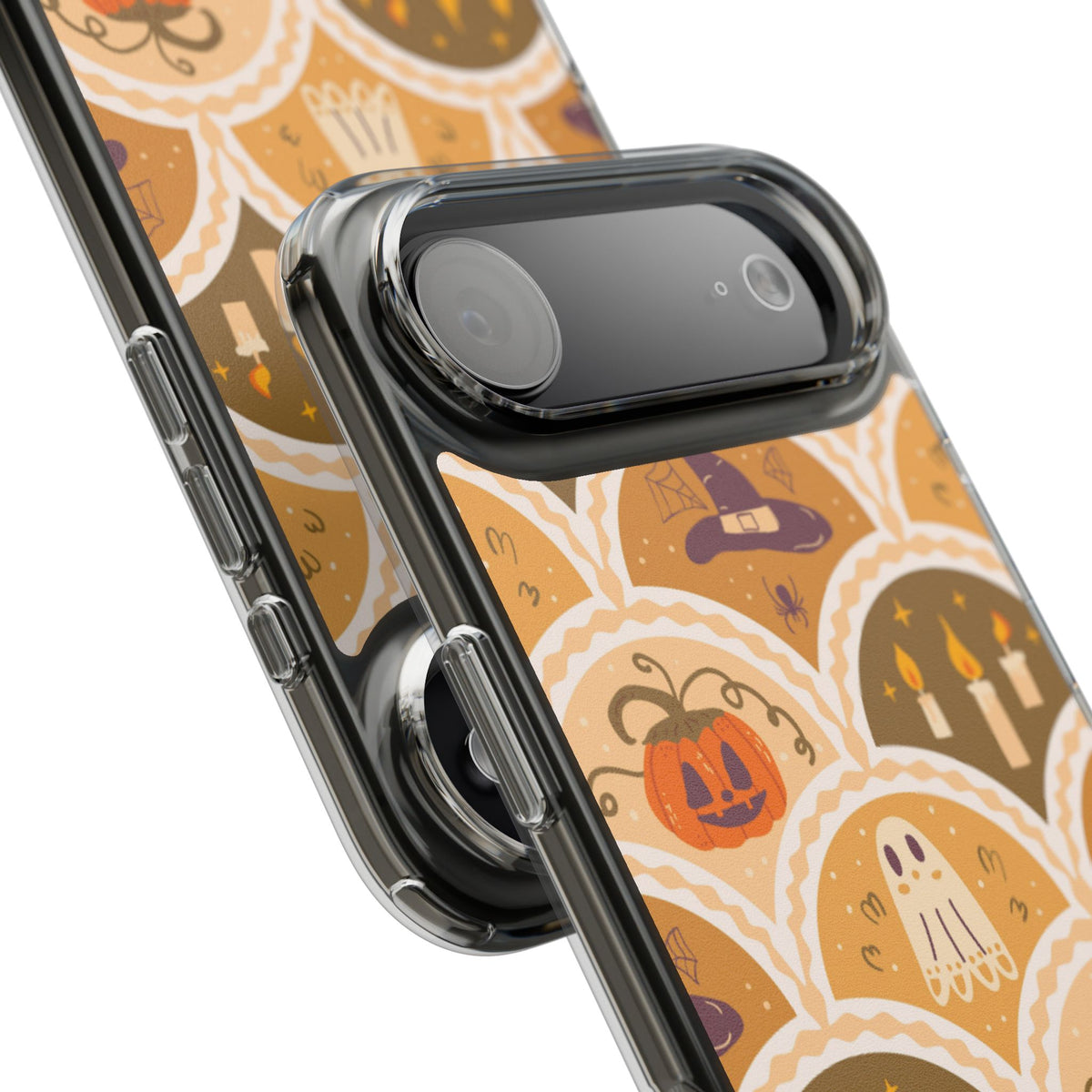 Clear Phone Case – Vintage Haunt – Compatible with iPhone 13–17 & Samsung Galaxy S25–S26 Series
