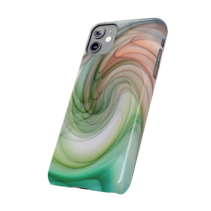 Slim Phone Case – Marble Flow