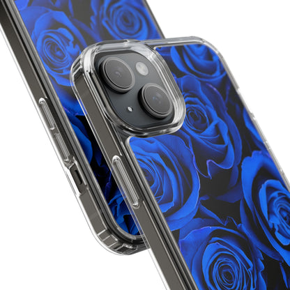 Clear Phone Case – Midnight Bloom