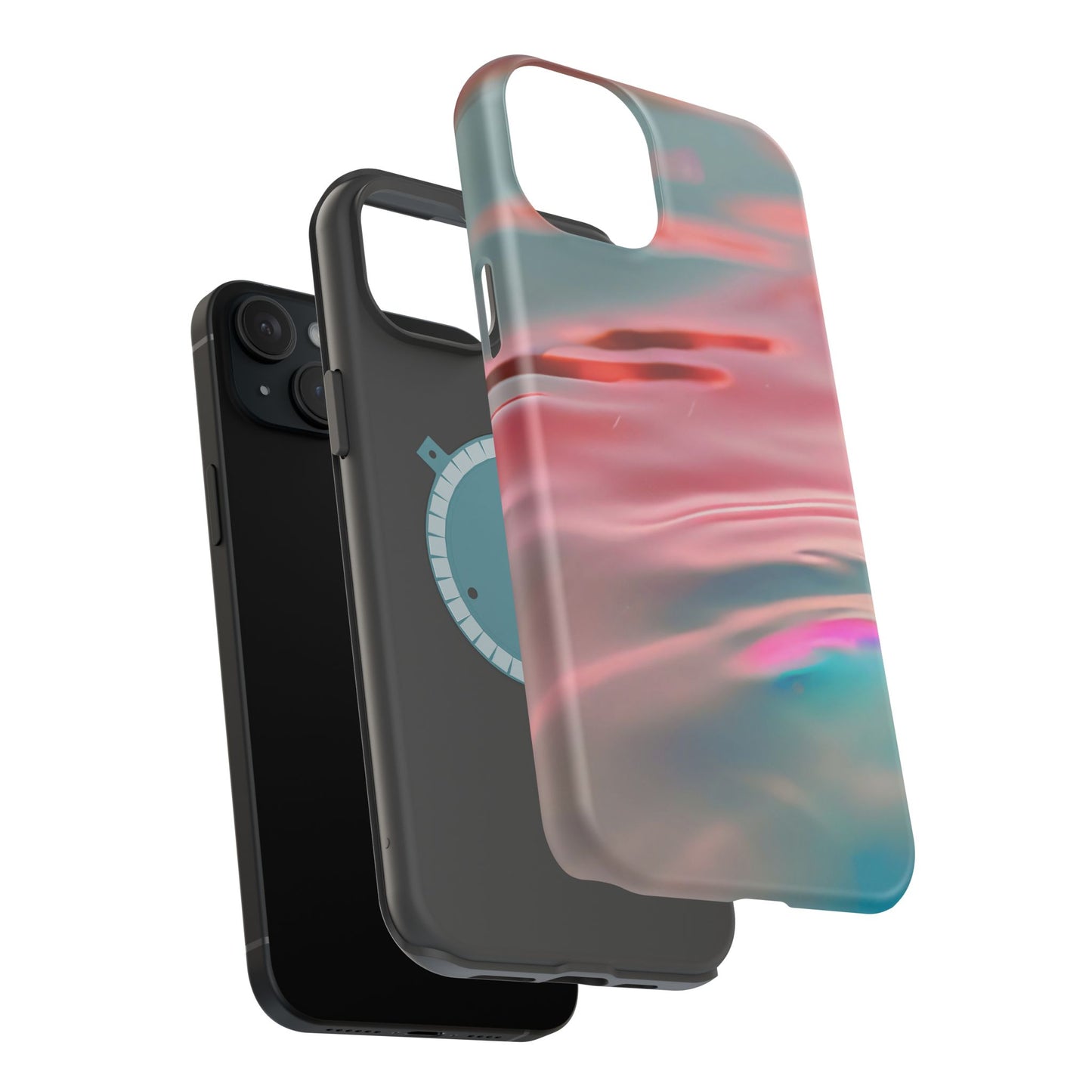 Wireless-Charging Compatible Case – Liquid Sunset