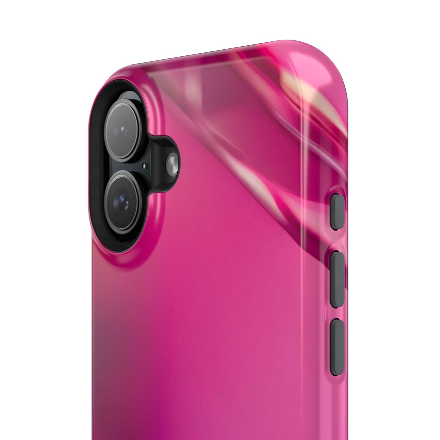 Impact-Resistant Phone Case – Magenta Motion