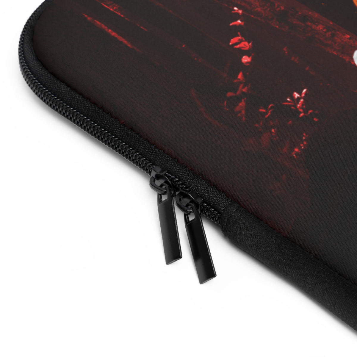 Black zipper on a black sleeve against a white background