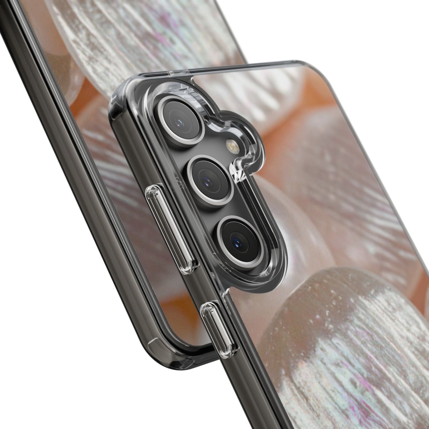 Clear Phone Case – Blush Pearl