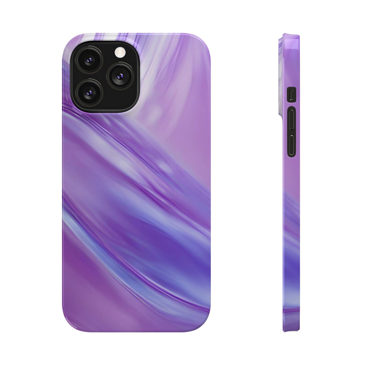 Slim Phone Case – Lavender Wave