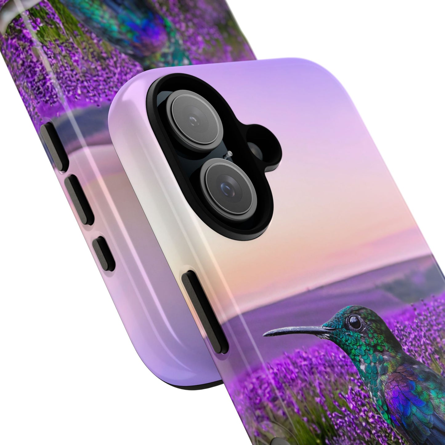 Protective Phone Case – Hummingbird Reverie