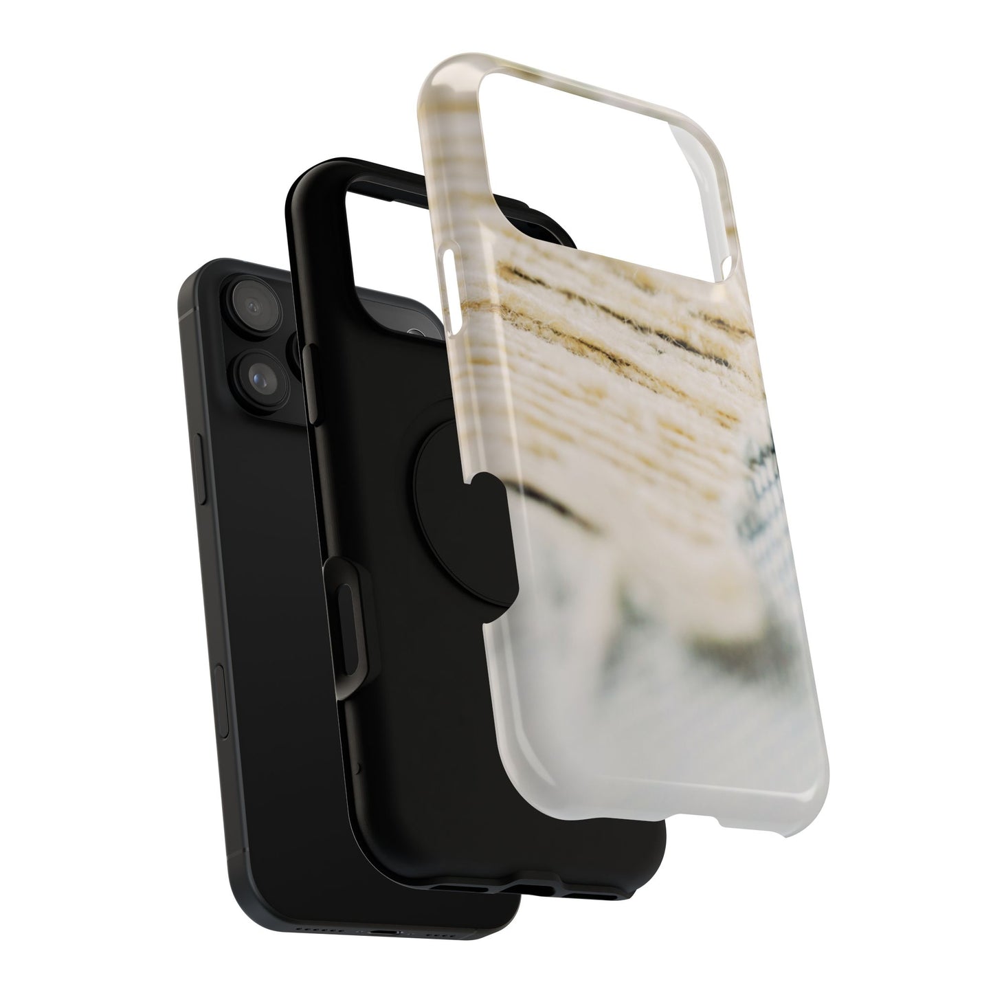 Impact-Resistant Phone Case – Woven Warmth