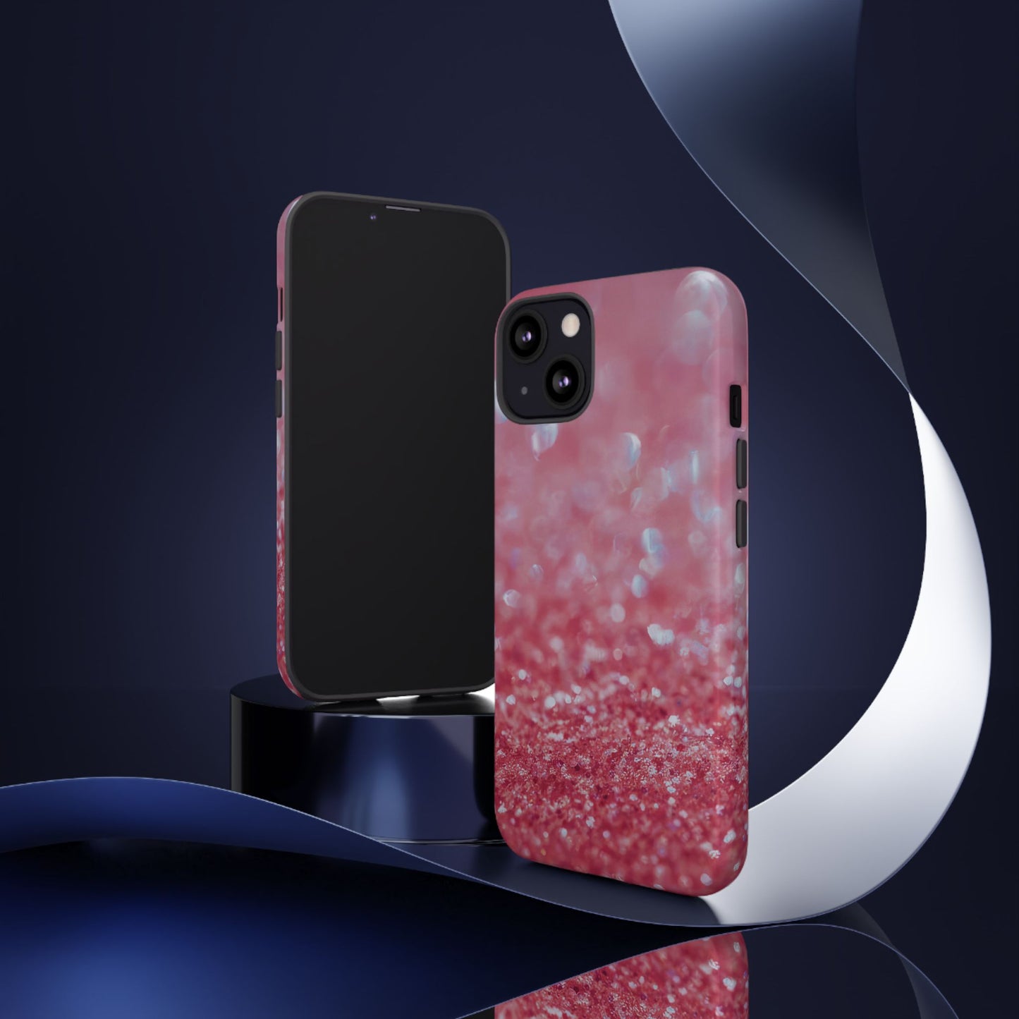 Protective Phone Case – Rosé Sparkle