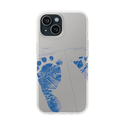 Flexi Case – Mom’s Little Blue Footprints