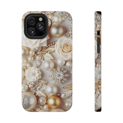 Impact-Resistant Phone Case – Ivory Opulence