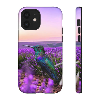 Protective Phone Case – Hummingbird Reverie